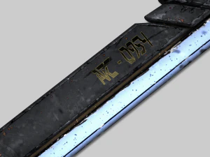 sci-fi swords pack 3D Model