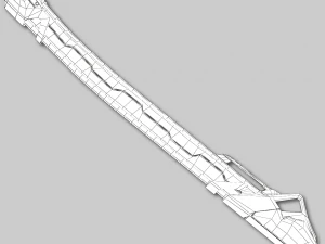 sci-fi swords pack 3D Model