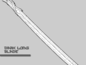 sci-fi swords pack 3D Model
