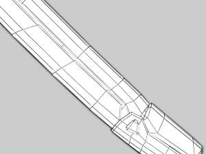 sci-fi swords pack 3D Model