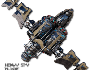 heavy spy plane Modèle 3D