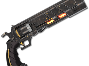 xenon hand revolver 3D Model