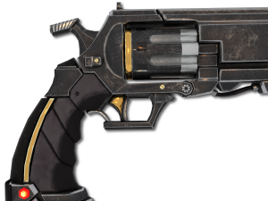 xenon hand revolver 3D Model