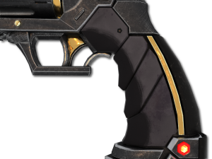 xenon hand revolver 3D Model