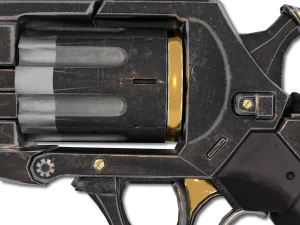 xenon hand revolver 3D Model