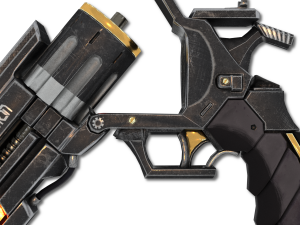 xenon hand revolver 3D Model