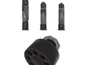 xenon hand revolver 3D Model