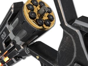 xenon hand revolver 3D Model