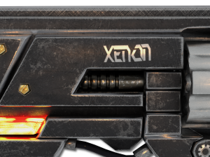 xenon hand revolver 3D Model