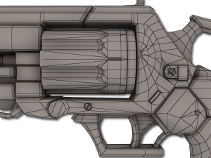 xenon hand revolver 3D Model