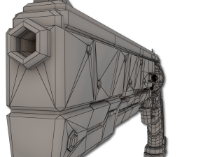 xenon hand revolver 3D Model