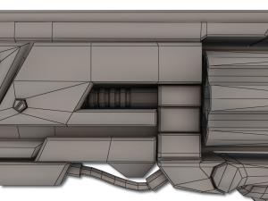 xenon hand revolver 3D Model