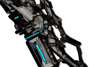 plasma laser canon 3D Modell