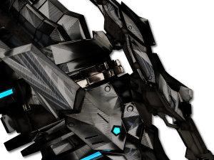 plasma laser canon 3D Modell