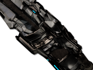 plasma laser canon 3D Modell
