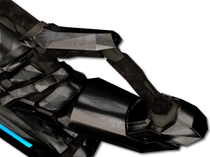 plasma laser canon 3D Modell