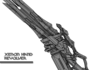 plasma laser canon 3D Modell