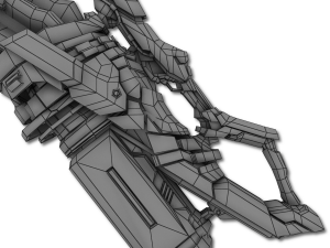 plasma laser canon 3D Modell