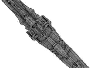 plasma laser canon 3D Modell