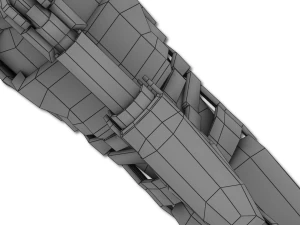 plasma laser canon 3D Model