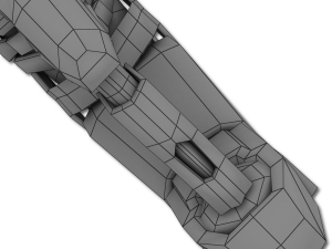 plasma laser canon 3D Modell