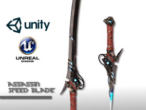 assassin speed blade 3D मॉडल