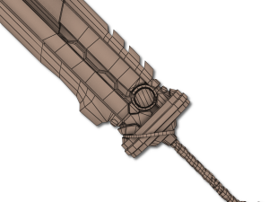 heavy full metal sword 3D मॉडल