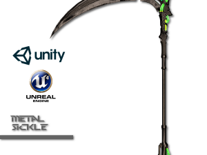 metal sickle 3D मॉडल