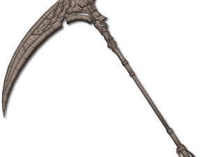 metal sickle Model 3D