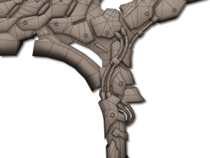metal sickle Model 3D