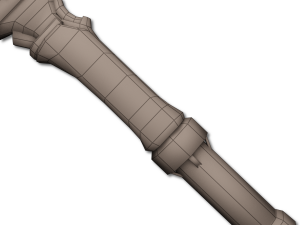 metal sickle Model 3D