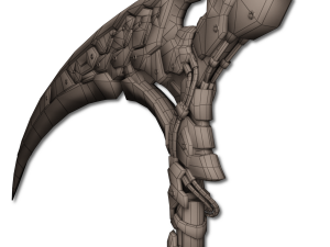 metal sickle Model 3D