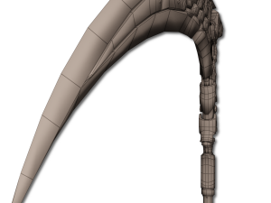 metal sickle Model 3D