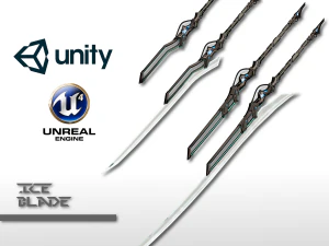 lame de glace Modèle 3D