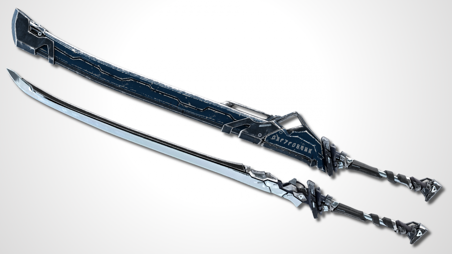 Download sci-fi frozen sword - remake 3D Model.
