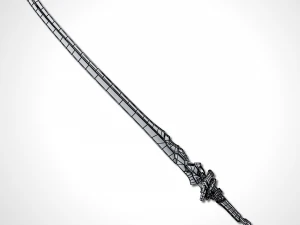 sci-fi frozen sword - remake 3D Model
