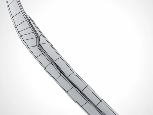 sci-fi frozen sword - remake 3D Model