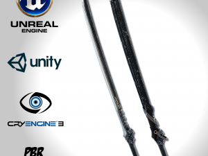 dark long blade - remake 3D मॉडल