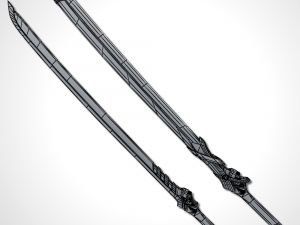dark long blade - remake 3D मॉडल