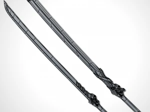 dark long blade - remake 3D Model