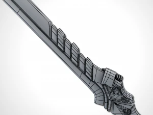 dark long blade - remake 3D Model