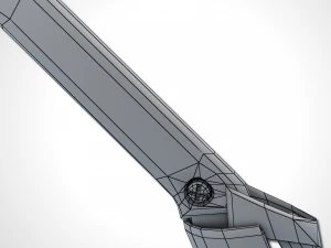 dark long blade - remake 3D Model