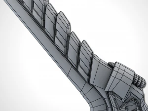 dark long blade - remake 3D Model