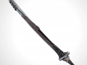 &eacute;p&eacute;e bicolore - remake Modèle 3D