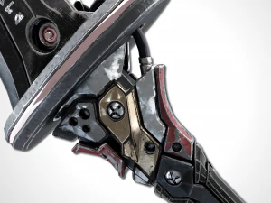 &eacute;p&eacute;e bicolore - remake Modèle 3D