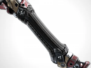 &eacute;p&eacute;e bicolore - remake Modèle 3D