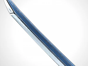 &eacute;p&eacute;e bicolore - remake Modèle 3D