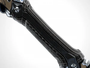 &eacute;p&eacute;e bicolore - remake Modèle 3D