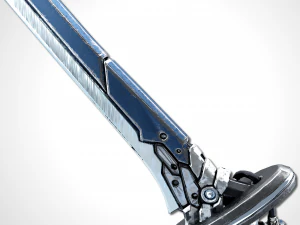 &eacute;p&eacute;e bicolore - remake Modèle 3D