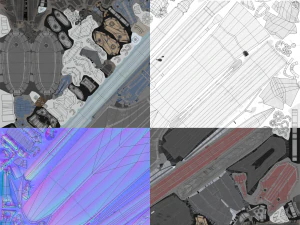 &eacute;p&eacute;e bicolore - remake Modèle 3D